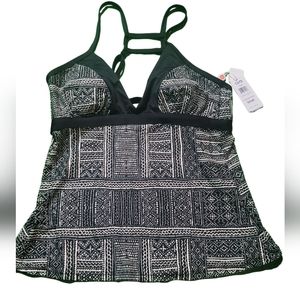 New! SWIM SYSTEMS MIDNIGHT SAFARI TANKINI WOMEN'S New With Tags retails $84